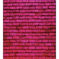 thumbnail image 3 of Ambesonne Hot Pink Fuchsia Duvet Cover Set, Grunge Bricks Art, 2-Calking, Magenta Hot Pink, 3 of 7