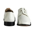 thumbnail image 6 of LIBERTYZENO Men's Classic Formal Oxford Shoes Lace up Leather Dress Shoes, White, 6 of 8