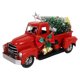 thumbnail image 1 of 2uds. Modelo de camiones grandes, decoración de coche de Navidad roja coleccionable para niños (con árbol de Navidad), 1 of 3