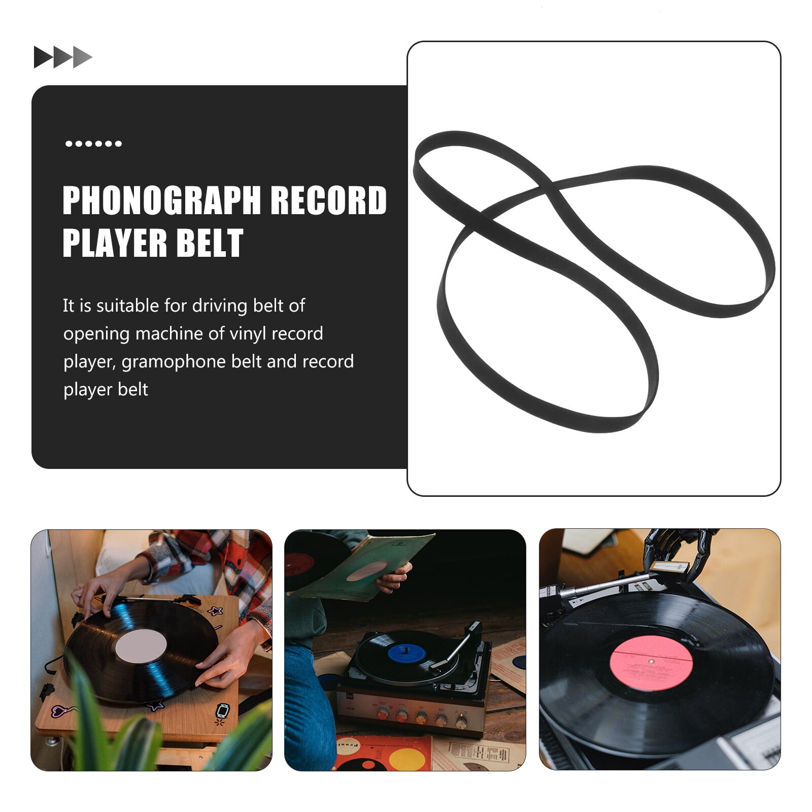 Recorder Rubber Belt Cassette Player Maintenance Belt Replacement