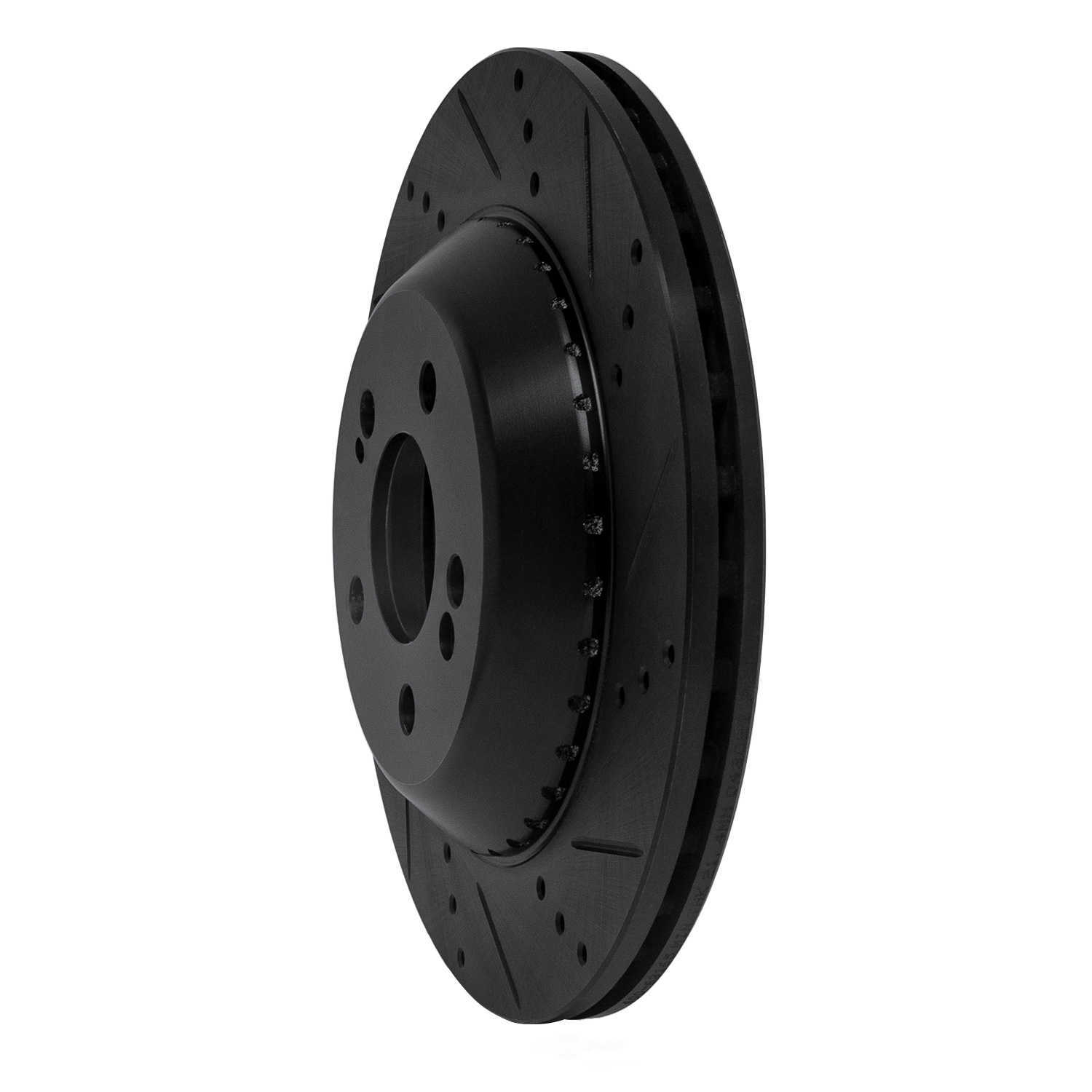 Dynamic Friction Company 633-63165R DFC Brake Rotor - Drilled And Slotted - Black
