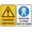 Warning Sign 3, variant on Hazardous Gas Ventilate Before Entry Caution Sign - 8"x12" Vintage Metal Warning Sign for Home Farm Bar Coffee Shop Club, Gas Zone, Ventilation Requirement