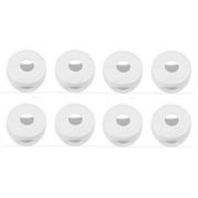 White Safety Doorknob Covers - Child Proof Door Knob Covers - 8 Pack