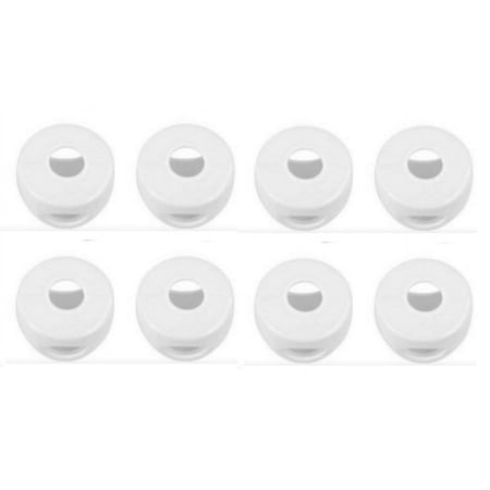 White Safety Doorknob Covers - Child Proof Door Knob Covers - 8 Pack