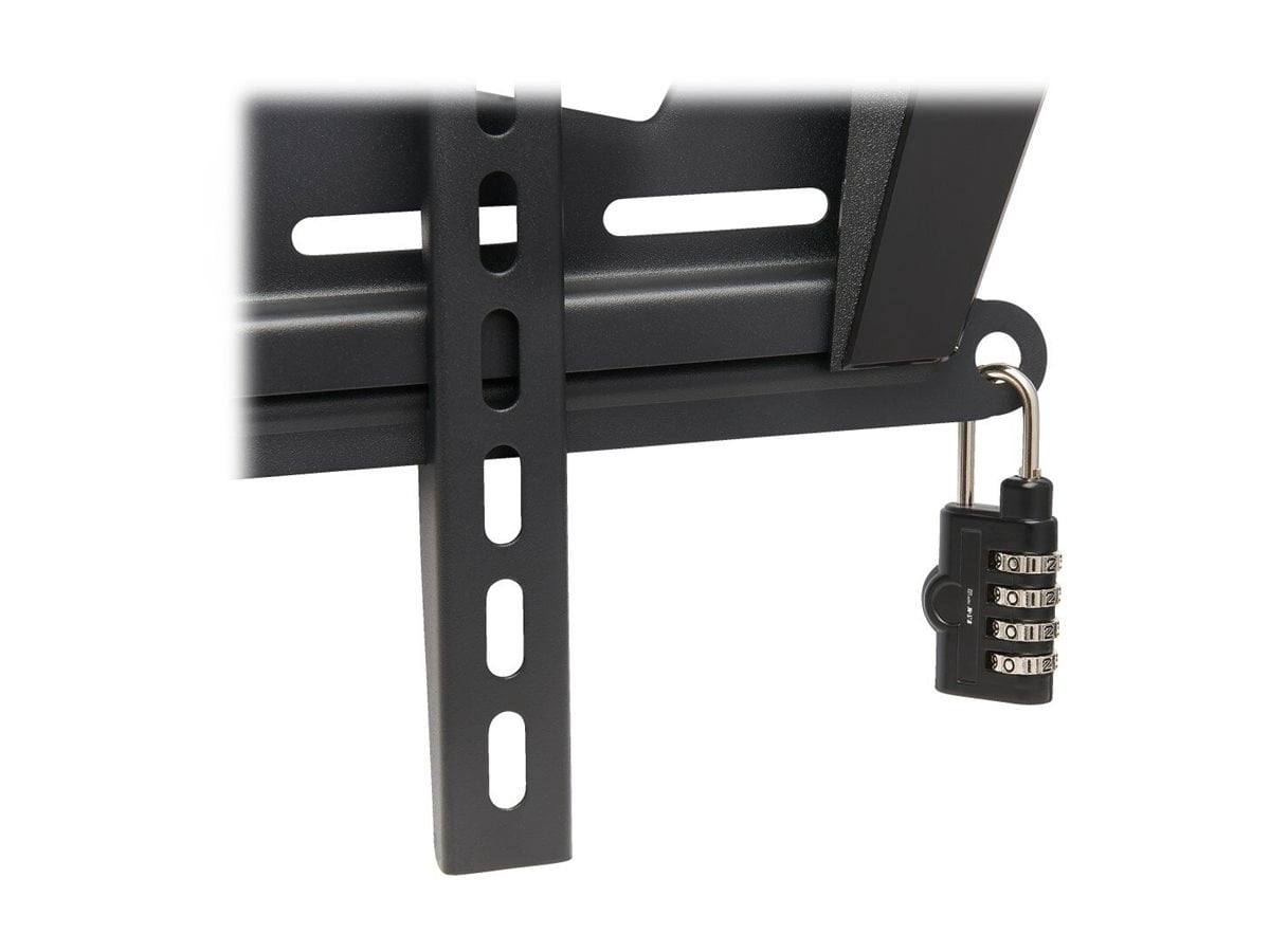 Heavy-Duty Fixed Security Wall Mount for 37" to 80" TVs and Monitors, Flat or Curved Screens, UL Certified