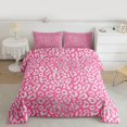 thumbnail image 2 of Homewish Leopard Print Girl Boy Bedding Comforter Set 2pcs,Jungle Animal Twin Comforter Sets Microfiber,Abstract Geometric Breathable Bedding Set,Super Cozy Room Decor,Reversible, 2 of 8