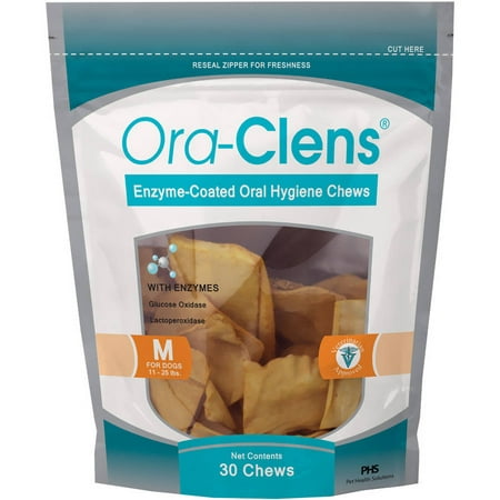 Oral Hygiene Chews Medium, 30-Count Bag