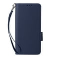 thumbnail image 5 of for Samsung Galaxy S25 Wallet Case, Lychee Pattern PU Leather Purse Cover with Card Holder, Flip Kickstand, Magnetic Clasp, Full Body Shockproof Silicone Inner Shell Protective Phone Case, Darkblue, 5 of 9