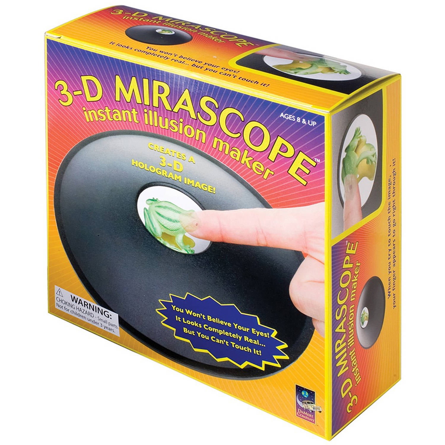 Toysmith 3-d Mirascope 3d Holographic Projection 6 Inch Illusion for sale online 