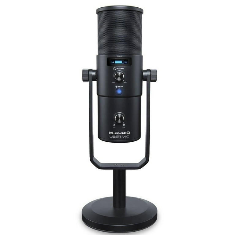 M-Audio Uber Mic USB Microphone + Pop Filter + Headphone +
