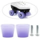 thumbnail image 5 of 2 piezas de frenos de patines en línea patines de patines en línea frenos bloque tapón reemplazo apto para ruedas de rodillos en línea Púrpura Macarena Patines Pastilla de freno, 5 of 8