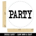 thumbnail image 2 of Party Fun Text Self-Inking Rubber Stamp Ink Stamper - Black Ink - Mini 1/2 Inch, 2 of 7