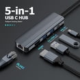 thumbnail image 2 of Adaptador multipuerto USB C Hub Glomtheia de 5 Gbps USB A/C 4K HDMI, 2 of 8