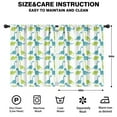 thumbnail image 2 of Blackout Kids Curtains,Blue Green Cartoon Dinosaurs Silhouettes Pattern Childrens Insulated Curtains Set Of 2,Bedroom Essentials,Toddler Room Decor 42"x54", 2 of 5