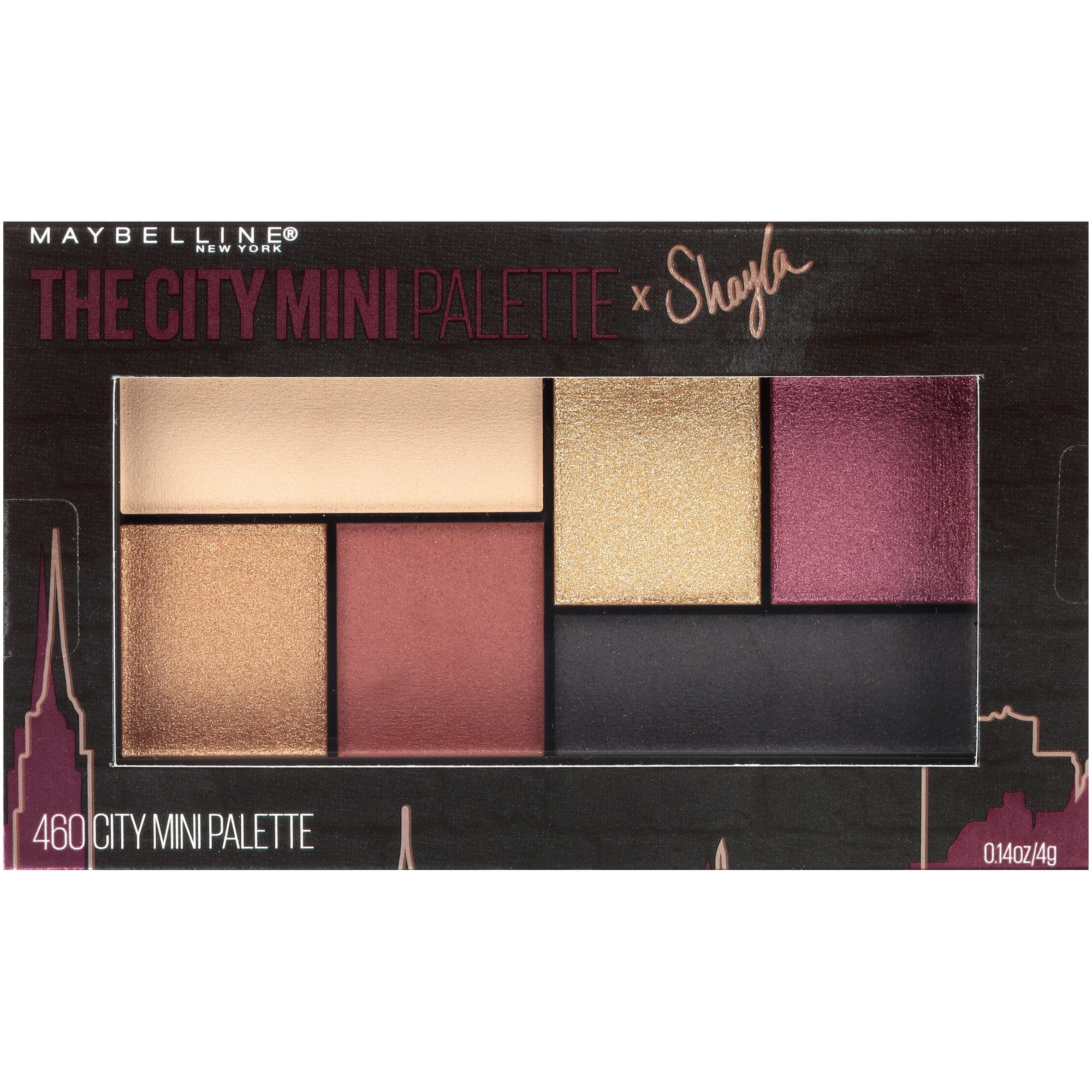 Maybelline The City Mini Palette, Shayla, 6 Pallets