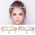 thumbnail image 3 of Accessoire de Cheveux de Mariée Chaîne Bandeau Front en Strass, 3 of 10