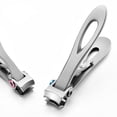 thumbnail image 1 of Cortaúñas gruesas de gran tamaño para uñas de los pies y uñas gruesas, cortaúñas de acero inoxidable, cortaúñas de los pies, cortaúñas de acero inoxidable para hombres, ancianos, adultos (plata), 1 of 5