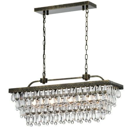 - Greenville Hemera 4-Light Crystal Chandelier