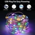 thumbnail image 6 of IC ICLOVER Fairy String Lights, 2 Pack 33Ft 100 LED USB Waterproof Twinkle Lights with Remote, Music Sync, App Controlled & Color Changing Firefly Lights for Bedroom Ceiling Halloween Christmas Décor, 6 of 10