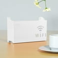 thumbnail image 3 of veasfak Router Shelf Wall Hanging Easy to Install Simple Organizer Cable Bracket Storage New White, 3 of 8