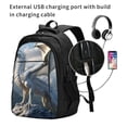 thumbnail image 2 of Balery Mountain White Dragon Mochila con carga USB para hombre y mujer - Mochila impermeable y antirrobo para portátil con puerto USB para viajes, trabajo, estudios y universidad, 2 of 7