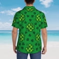 thumbnail image 4 of Fuzoiu St Patrick's Day5 Print Hawaiian Shirt for Men, Summer Beach Casual Short Sleeve Button Down Shirts, Men’s Beach Summer Shirts with Pocket,Small, 4 of 7