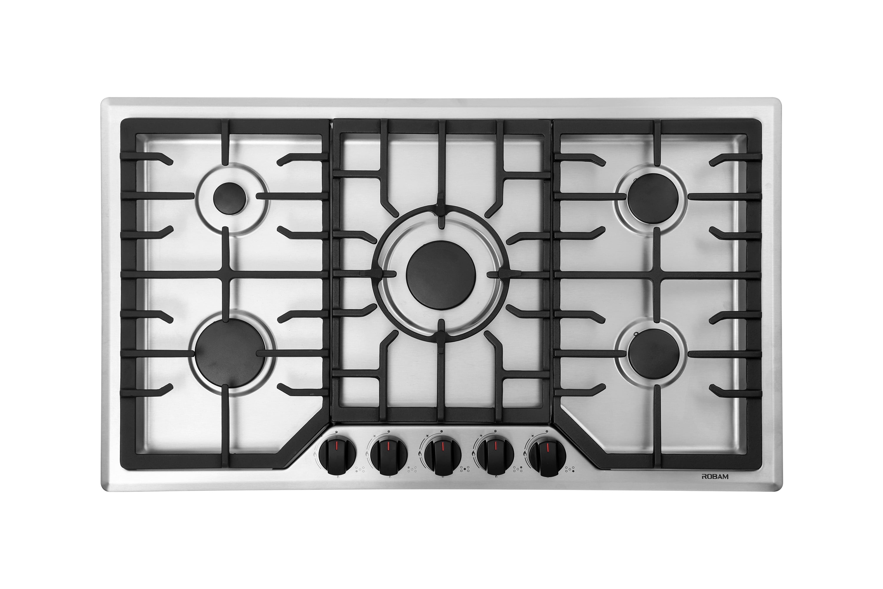 ROBAM 36” 5Burner Gas Cooktop with Power Burner in Full Brass (Non