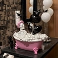 thumbnail image 2 of Bathing Skeleton Bathtub Decor Ornament–Quirky Halloween & Gothic Style Home, 2 of 5