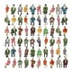 thumbnail image 2 of 50x 1:87 pintadas de personas para modelo Tren Decoración de escritorio Sunnimix Mini figuras pintadas, 2 of 7