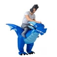 thumbnail image 4 of Joyfy Ice Dragon Inflatable Costume for Adult,Blow up Ride on Dinosaur Costume Funny Halloween Inflatable Costume for Party Dress up, 4 of 8