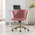 thumbnail image 7 of Duhome Home Office Chair Task Chair Velvet Swivel Pink 1 Pcs, 7 of 7