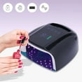 thumbnail image 2 of Wildnix 96W&nbsp; UV LED Nail Lamp with Mirror Interior, Adjustable Timer, Heat Sink Design, for Fast Nail Drying, Hands and Feet Use, 2 of 6