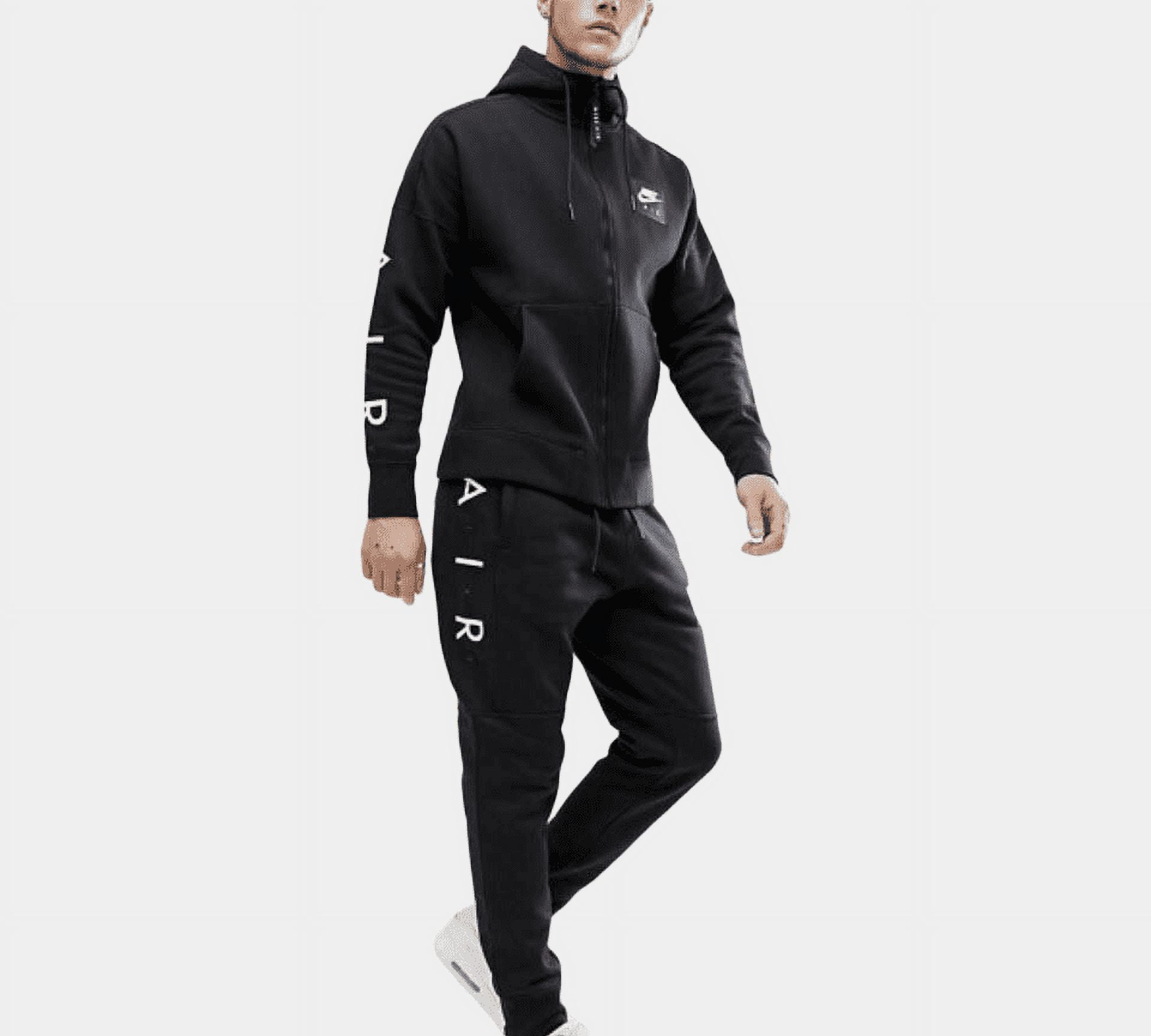 mens nike tracksuit bottoms black