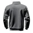 thumbnail image 4 of Mens Sweatshirt Under $10 Men 1/4 Zip Pullover Casual Long Sleeve Warm Half Zipper Workout Athletic Tops with Pocket Fall Winter Clothes, 4 of 7