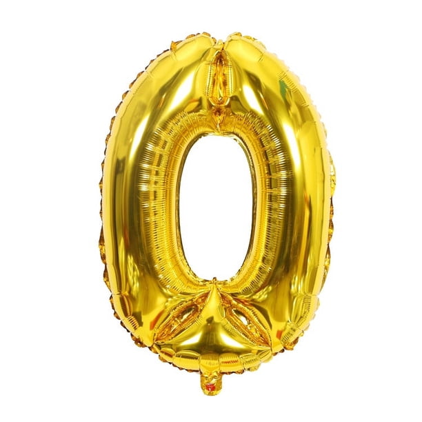 Globo de aluminio digital grande de 90 cm, globo de helio de papel de aluminio para cumpleaños de 40 pulgadas, dorado, plateado y oro rosa