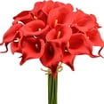 thumbnail image 4 of Under $3 Artificial Calla Lily Calla Lily Spray For Living Room Vase Filler,Plastic Red (1Pc), 4 of 5