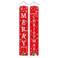 thumbnail image 2 of DPTALR Christmas Decoration Curtain Creative Decoration Couplets Hanging Flags, 2 of 9