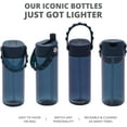 thumbnail image 3 of Water Bottles for Kids - Splash Kids Water Bottle for School with Pop-it Handle - BPA Free Tritan Plastic Water Bottle with Straw Leak Proof when Spout is Closed - Navy Blue - 18oz, 3 of 7