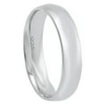 thumbnail image 4 of LaRaso & Co His Hers Trio Wedding Set Matching Silver Wedding Bands Men Women 8/12, 4 of 7