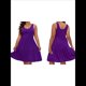 thumbnail image 2 of Vestidos de Verano para Mujer, de Gran Tamaño, con Hombros Descubiertos, Lisos, Sin Mangas, con Volantes en el Bajo, Vestidos Cortos con , XXXL, 2 of 7
