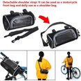 thumbnail image 3 of Bolso pequeño para manillar de motocicleta, Ride-LargePantalla táctil Bolso pequeño para horquilla Correa de hombro extraíble Impermeable-Bolsa de almacenamiento para manillar delantero de m, 3 of 5