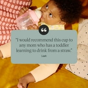 Tommee Tippee Starter Weighted Straw Baby & Toddler Cup, Spill-Proof, 6m+, 10oz, Green, 1-Pack