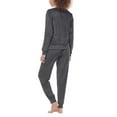 thumbnail image 3 of Honeydew Women's 2 Piece Super Soft Fleece Lounge PJ Set (Drizzle, M), 3 of 4