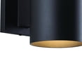 thumbnail image 2 of Outdoor Wall Lantern - Aluminum Cylinder Light - Dark Sky Compliant - Black Finish - Modern Exterior Lighting, 2 of 4