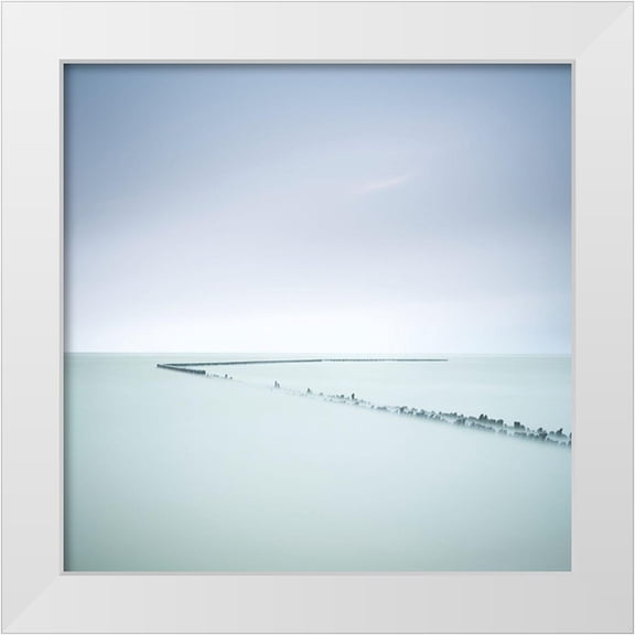 Dragt, Wilco 12x12 White Modern Wood Framed Museum Art Print Titled - When Time Has Passed