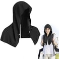 thumbnail image 2 of Hooded Cooling Towel, Torqee Fast Wicking Neck Wrap, Outdoor Head Cover, for Sports, Camping, Cycling and Hot Weather, Black, 2 of 9