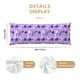 thumbnail image 3 of Balery Violet Funda Protectora para Almohada Corporal de Algodón Hipoalergénico con Cierre(55 x 21 pulgadas), Almohadas No Incluidas, 3 of 7