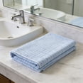 thumbnail image 5 of Extra Large Bath Towel 55x27.55",Soft Absorbent Quick Dry Oversized Bath Sheet,Lightweight Comfortable Towel for Hair & Body Drying,Home Bathroom Spa Use,Travel & Fitness Towel for Adults-Blue, 5 of 6