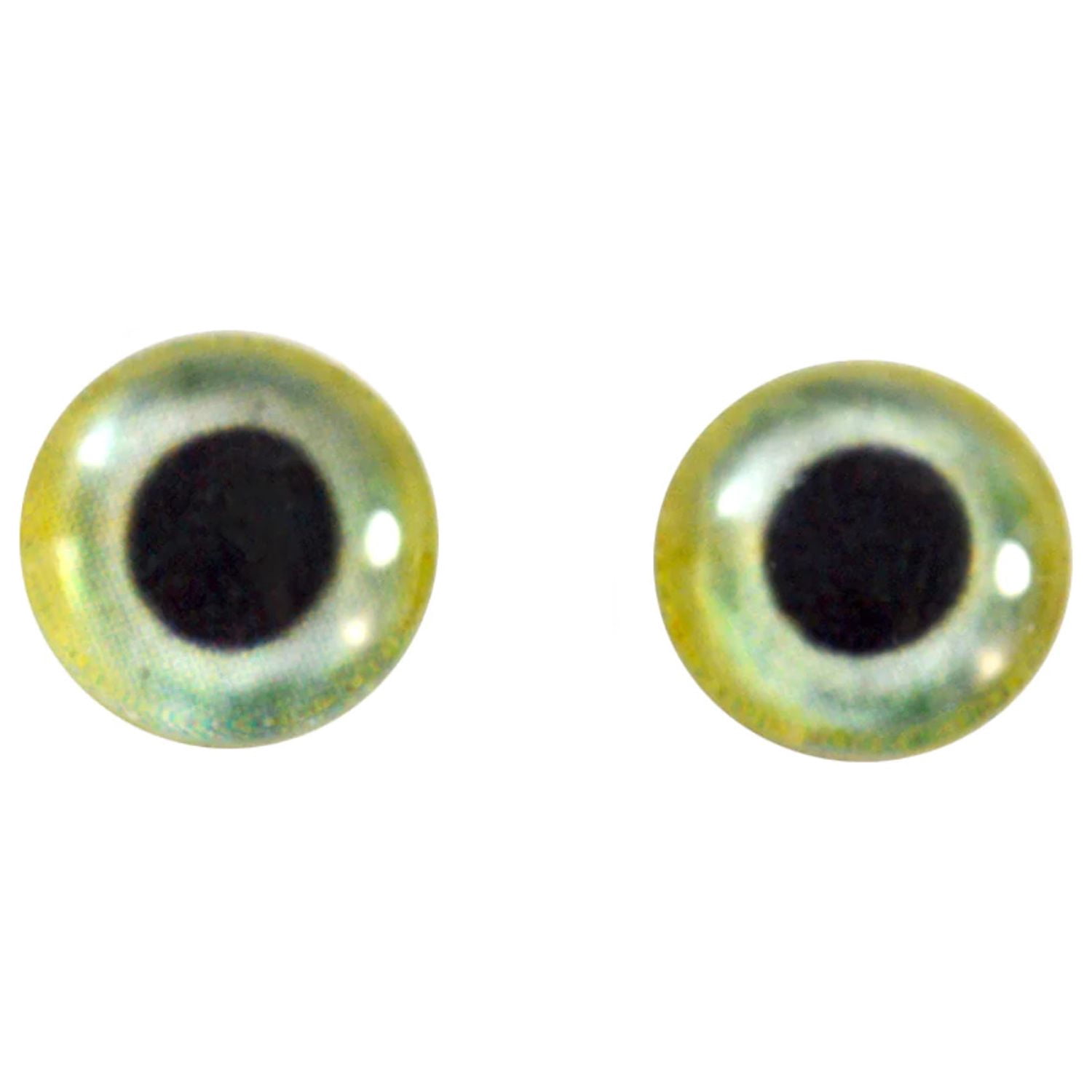Bulk Lot 12 Pairs of 10mm Bird Glass Eyes