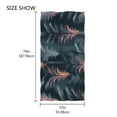 thumbnail image 4 of Ryvnso Holographic Forest Pattern Oversized Beach Towel Microfiber Bath Blankets Swimming Fitness 37" x 74", 4 of 5